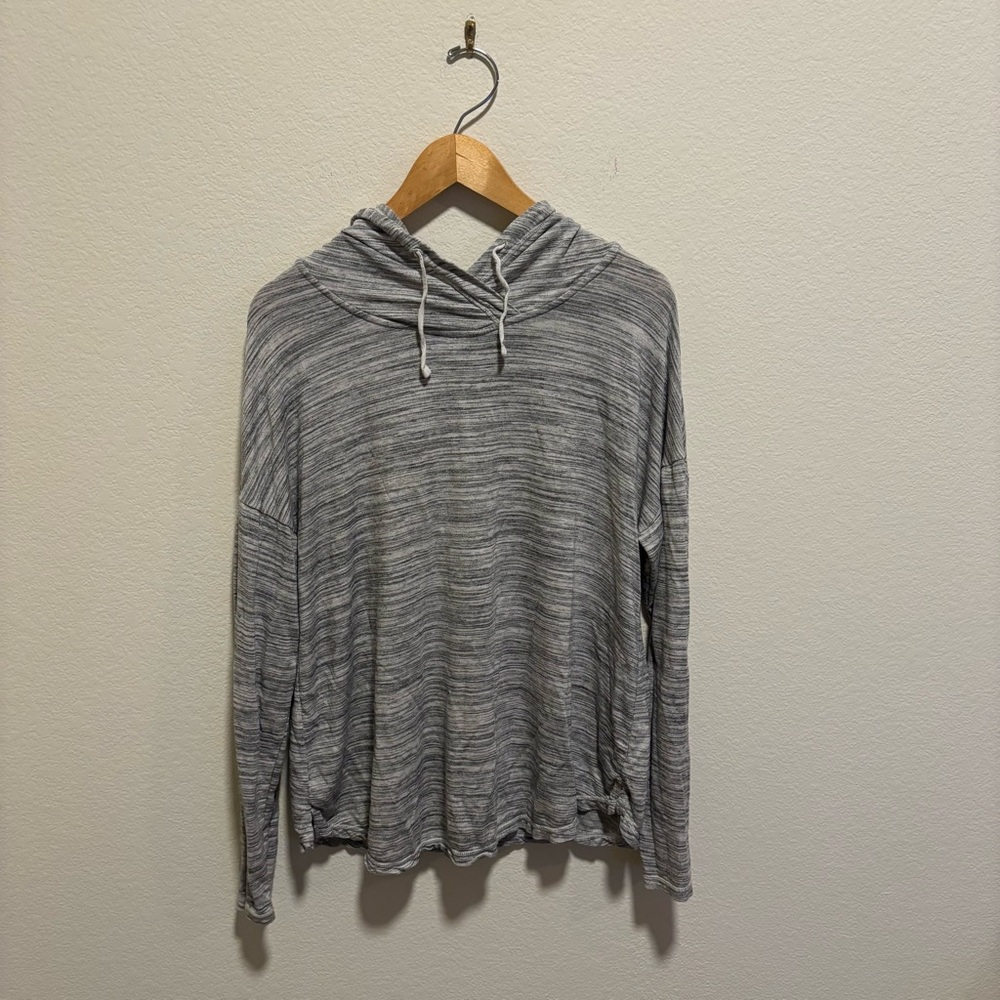Gilligan & O'Malley Heather Gray Lightweight Sweatshirt
